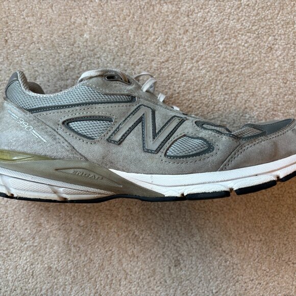 New Balance 990 v4 Men's Running Shoes Size 12 Gray M990GL4 - Picture 6 of 10